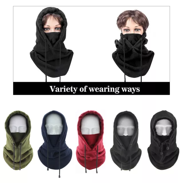 Winter Fleece Balaclava Schal Ski Gesicht Maske Hals Gamasche Winddicht