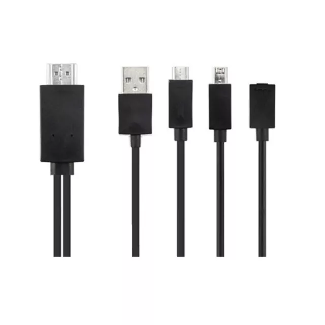 P67C MHL zu HDMI Kabel, Micro USB auf HDMI Kabel 1080P HDTV für Smartphones 1,8m