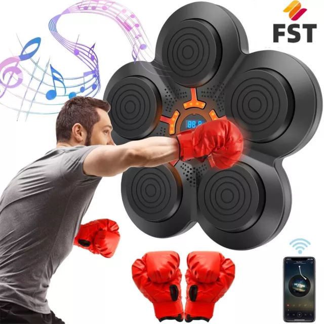 Boxing Training Target Wall Mount Bluetooth Music Indoor React Exercise Machine