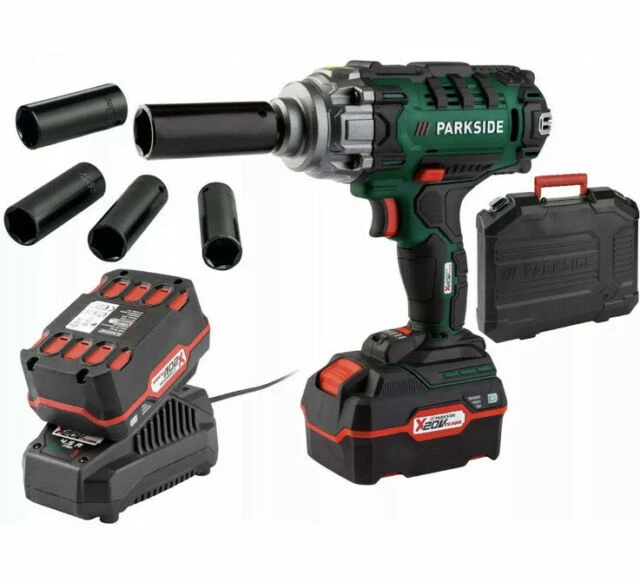 PARKSIDE 20V CORDLESS VEHICLE IMPACT WRENCH (PASSK 20-Li B2) + BATTERY + CHARGER