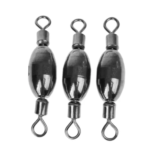 2x3Pc Fishing Barrel Swivels Quick Sinkers Sea Course Barell Rig Swivels 2.1g