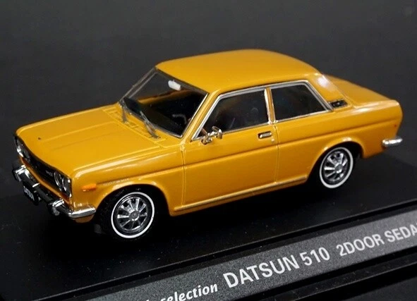 Tomica Ebro 1/43 Datsun 510 Door Sedan Safari Brown Mr.K Selection 204893