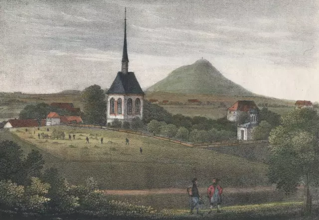GÖRLITZ - Heiliges Grab - Saxonia - kol. Lithographie um 1840