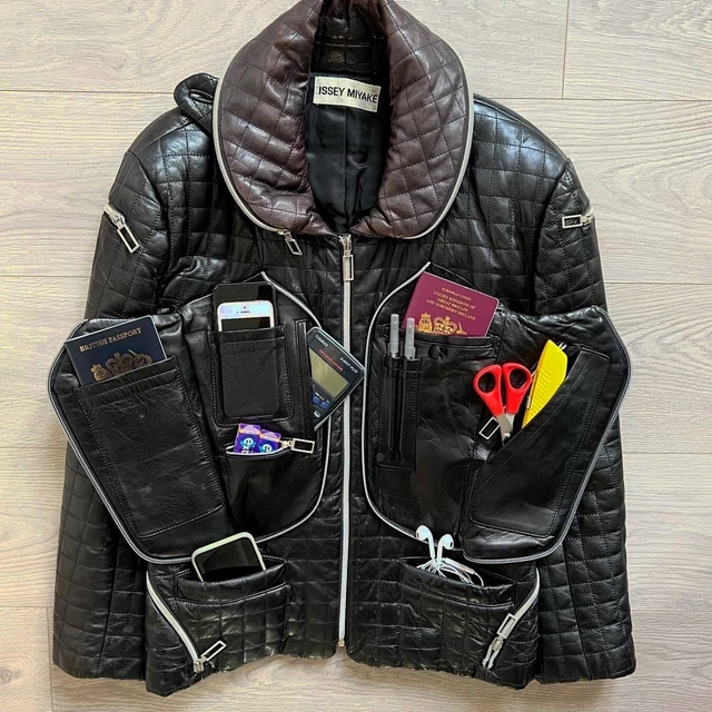 良品 希少デザイン✨ ISSEY MIYAKE アシンメトリー ジャケット