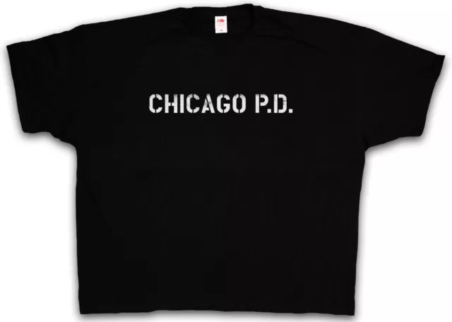 4XL & 5XL CHICAGO P.D. T-SHIRT - Police Department TV Series Shirt XXXXL XXXXXL