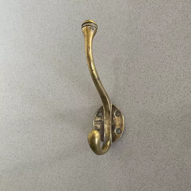 McGeoch Brass Brass Hook 1860 Very Rare Antique Glasgow Scotland 19th Century