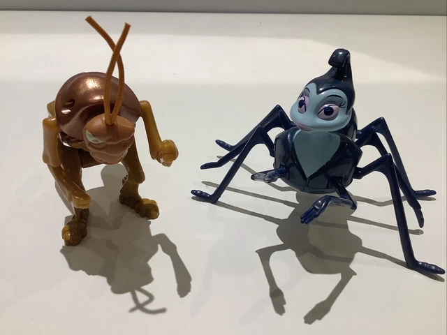 FIGURINES BUGS LIFE 1999 McDonalds Disney Pixar ROSIE SPIDER And Hopper ...