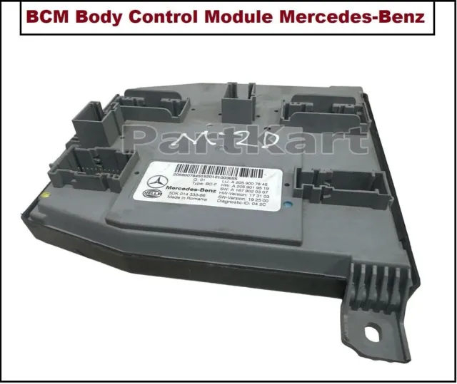 Mercedes-Benz ECQ/W205 2018-2020 A205 BCM Sam Módulo de control de...