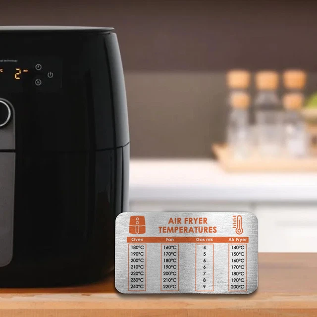 Air fryer conversion chart sticker air fryer cooking chart cook guide