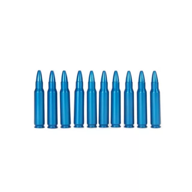 A-Zoom Value Pack .308 Winchester Caliber Snap Caps Aluminum Blue 10 Pack