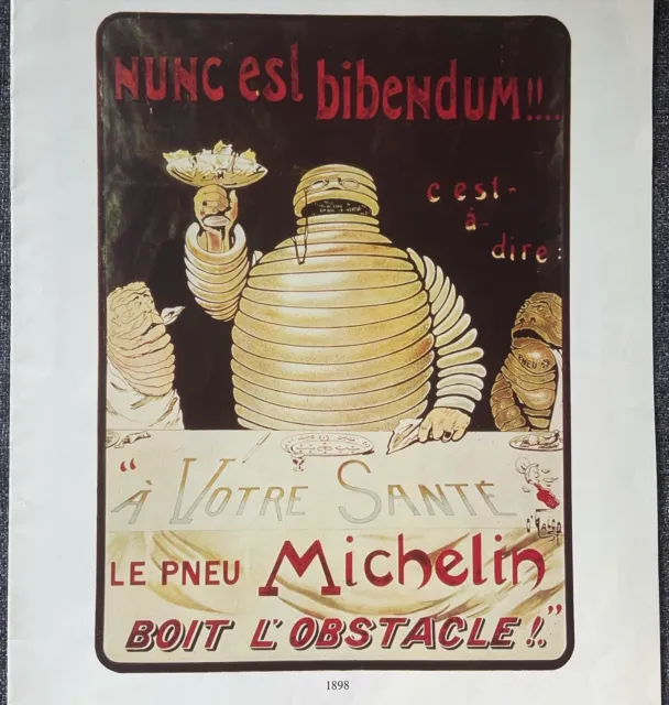 Poster Plakate Werbung Michelin Bibendum Special Edition 1986 2