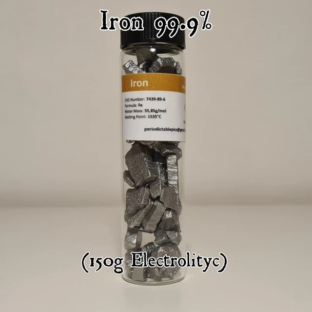 25g Electrolityc Iron Metal Pure