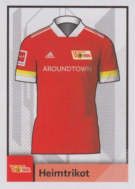 Topps Bundesliga 2020/2021 Sticker Nr. 67 1. FC Union Berlin Heimtrikot Bild NEU