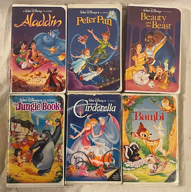 DISNEY VHS LOT. 5 Rare Black Diamonds In Lot!!!! 26 Tapes Total Make