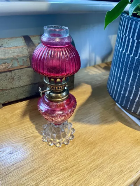 Vintage Mini Hong Kong Paraffin Oil Lamp