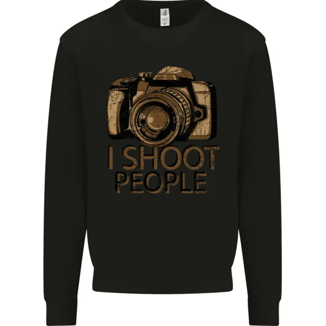 Photography I Shoot People Photographer Mens Sweatshirt Jumper