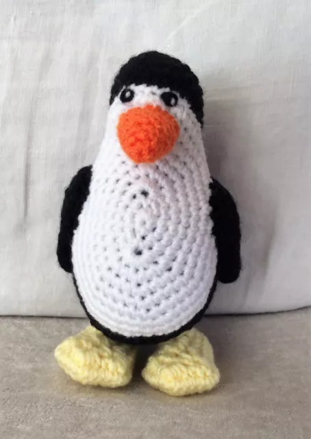 Pingouin réalisé au crochet