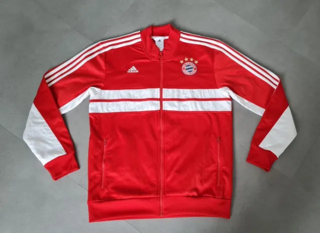 Adidas ZNE FC Bayern München Jacke Anthem Jacket Gr. M Mia san Mia