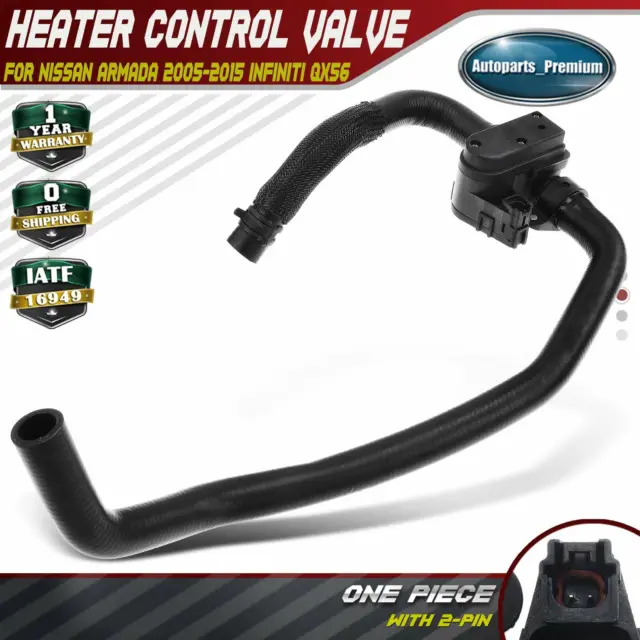 Heater Inlet Hose Control Valve for Nissan Armada 06-15 Infiniti QX56 06-10 5.6L