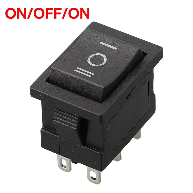 6 PIN SWITCH Electrical Project On/Off Rocker Switch 1pcs High Quality ...