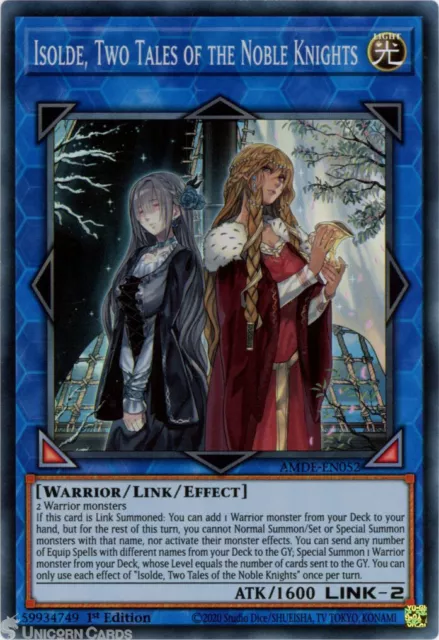 AMDE-EN052 Isolde, Two Tales of the Noble Knights :: Super Rare 1st Edition Mint