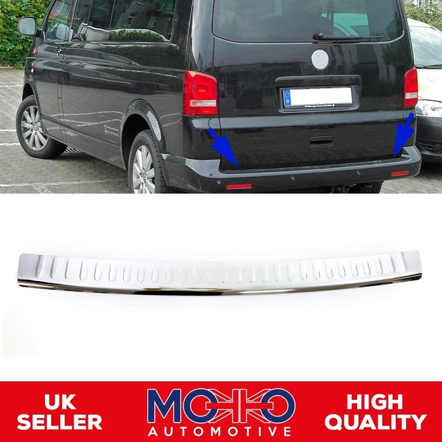 FITS VW T5 Caravelle Multivan Rear Bumper Protector Guard Chrome 2003