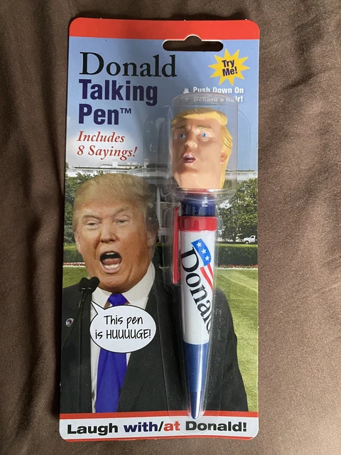 donald trump talking pen