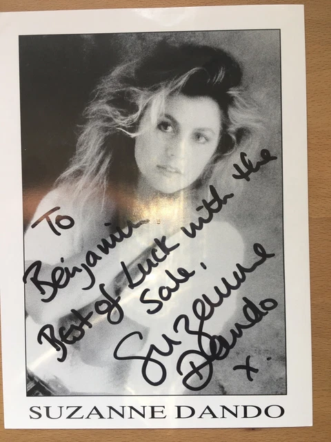 SUZANNE DANDO - Hand signed / Autograph 6x8 photo Olympics/Gymnast/Presenter