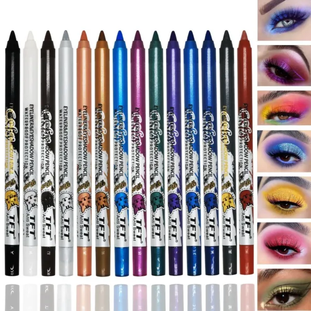 Not Blooming Eyeliner Pencil Waterproof Colored Eyeliner Gel Pen Eye Makeup