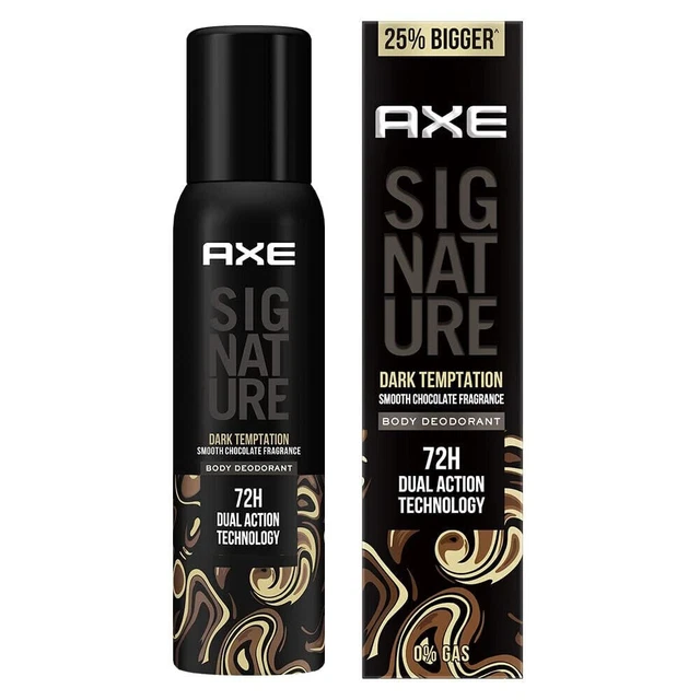 Axe Signature Dark Temptation No Gas Deodorant Bodyspray Best Gift For Men 154ML