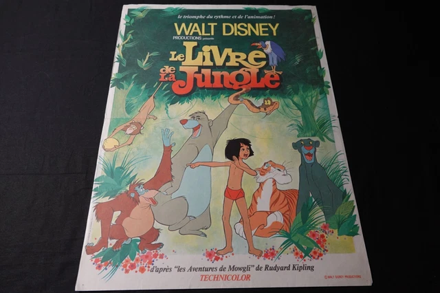 LE LIVRE DE LA JUNGLE the jungle book affiche cinema animation walt