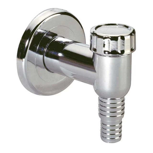 GOPLAST Sifone esterno per lavatrice Ø mm32 c/rosone cromo