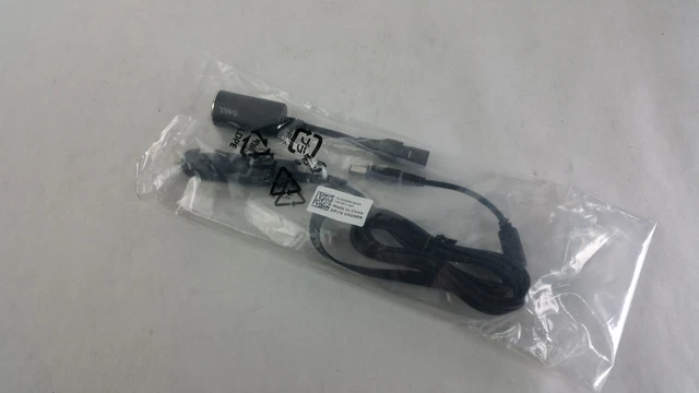 Lot of 2 New Dell D09RM Genuine Auto Car AirPlane 90W Laptop Charger Power