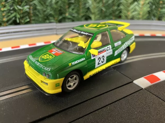Scalextric (C2076) VINTAGE FORD ESCORT COSWORTH – BP LIVERY (No.23) RARE (1990s) Scalextric (C2076) VINTAGE FORD ESCORT COSWORTH – BP LIVERY (No.23) RARE (1990s)