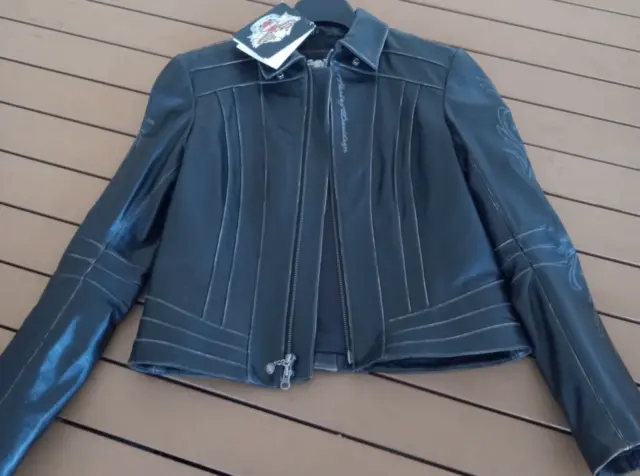 Harley Davidson Damen Lederjacke Größe S neu mit Etikett NP.495€!!!