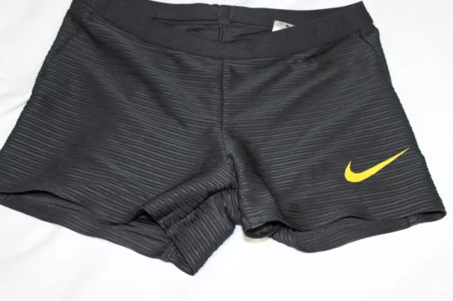 Nike Pro Elite Running Tights Shorts Black Womens Size S Made In USA Da2997-026