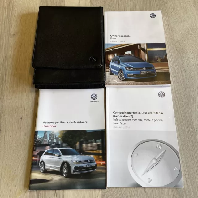 Volkswagen Polo Owners Manual Pack Handbook. 2014~2017. 2016 Print
