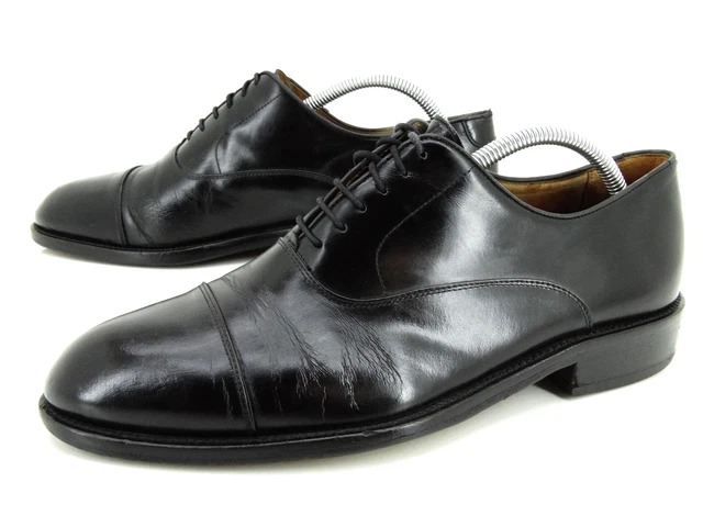 Chaussures Homme Hugo Boss Occasion - Derbies En Cuir Vernis Noir - Taille 41.5 (convient 41-42)