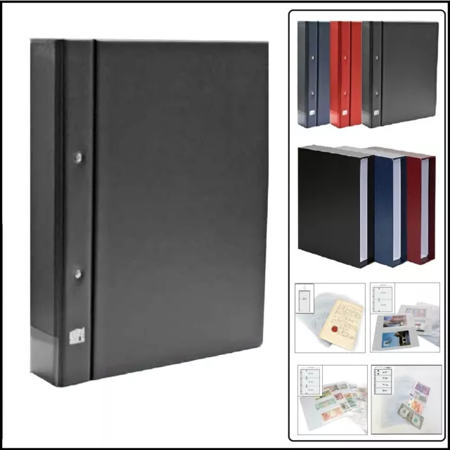 Banknote Album ring binder A4 Compact Black Safe 480-5 Empty For Banknotes