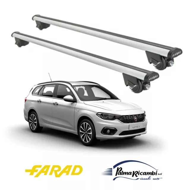 Beamar7110 Barre Portatutto Portapacchi Fiat Tipo Sw 2016> Alluminio Farad