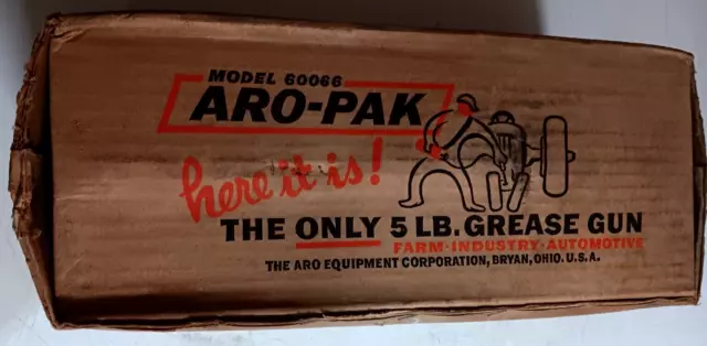 ARO-PAK 60066 5Lb. Air Prime Grease Gun Kit Complete NOS In Box