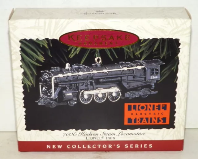Lionel 700E Hudson Steam Locomotive Hallmark Keepsake Ornament 1996 1st Series