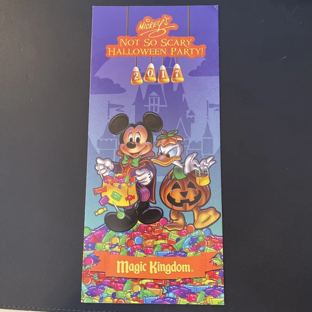 DISNEY MICKEY’S NOT so scary halloween party map magic kingdom