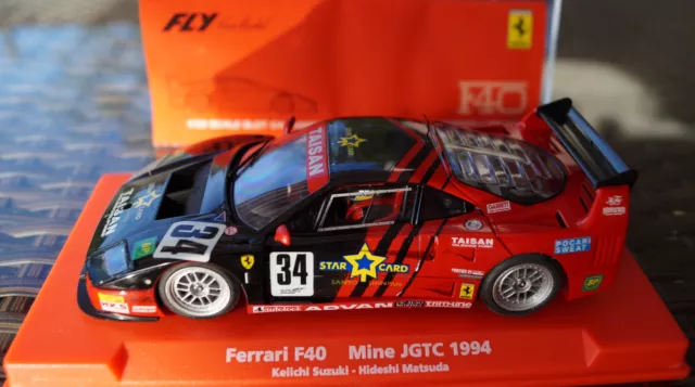 Fly Ferrari F40 Mine JGTC 1994 No 34 Suzuki-Matsuda Rot Schwarz Neu in Box