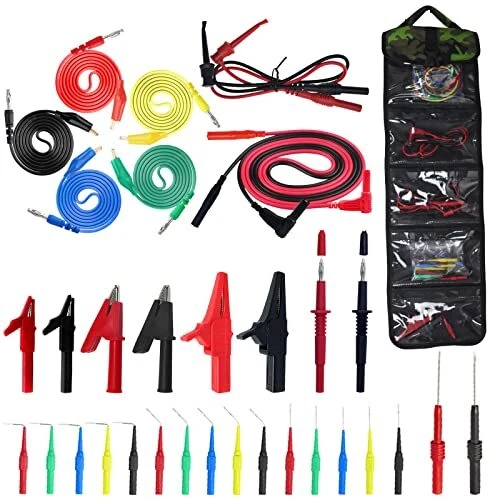 Makeronics 35-in-1 Test Lead Kit for Multimeter Tester | Male to Male