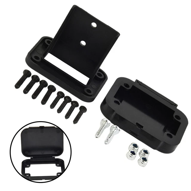 2PCS 50A FORAnderson Plug Connector Flush Mount Bracket Panel Cover For Caravans