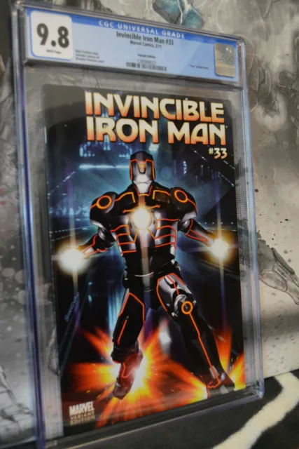 Invincible Iron Man #33 CGC 9.8 rare Tron Variant Edition