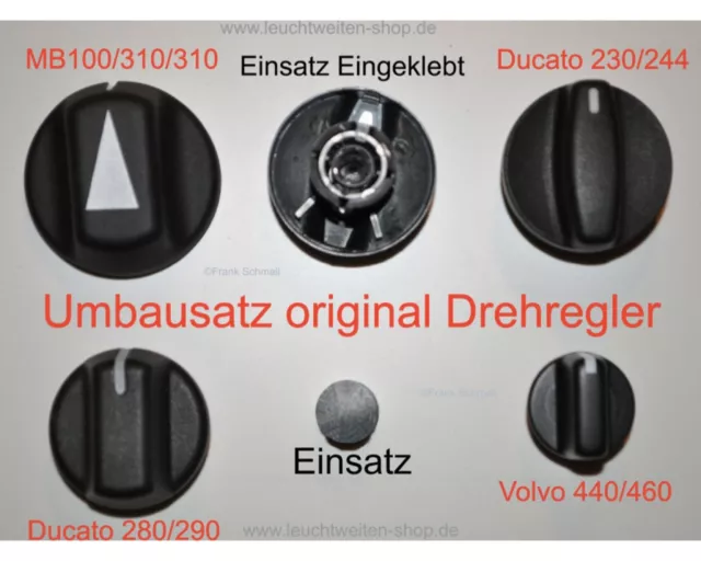 Umbaukit elektrische Leuchtweitenregulierung 230 Fiat Ducato Boxer Jumper, LWR 2