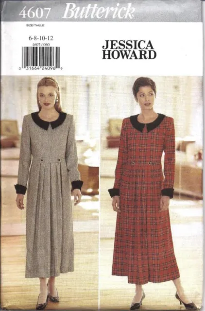 4607 Vintage UNCUT Butterick SEWING Pattern Jessica Howard Dress OOP Winter SEW