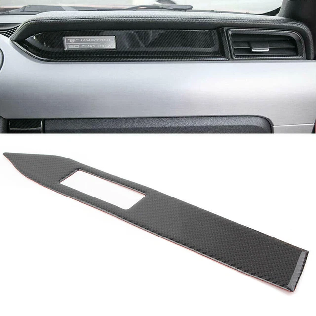 Copilota Copritelaio Finitura Pannello Decorazione Adatta Ford Mustang 2015-2019 Fibra di Carbonio